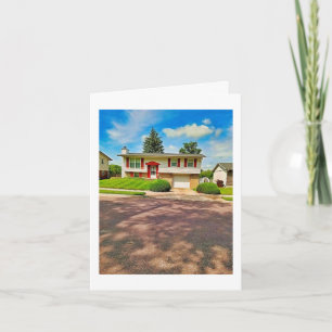 Moeders huis 41 jaar.  kaart