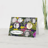 Moeders in Familie Gemengde Bloem Moederdag Feestdagen Kaart (Voorkant)