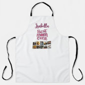 Moeder's Keepsake Photo Collage Trendy Quote Schort (Voorkant)