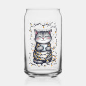 Moeder's Kerst Drink  Blikvorm Glas (Achterkant)