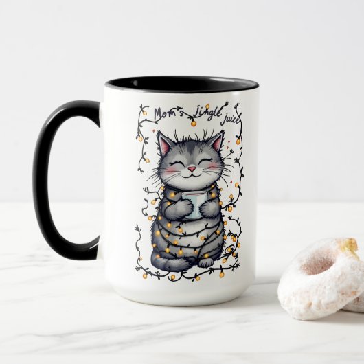 Moeder's Kerst Drink Mok (Met donut)