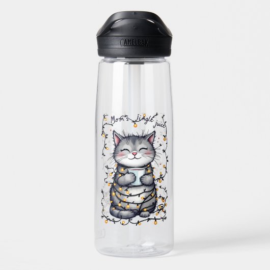 Moeder's Kerst Drink Waterfles (Achterkant)