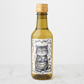 Moeder's Kerst Drink  Wijn Etiket (Voorkant)
