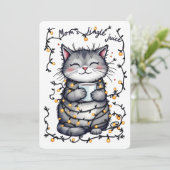 Moeder's Kerstsappen  Feestdagenkaart (Staand voorkant)