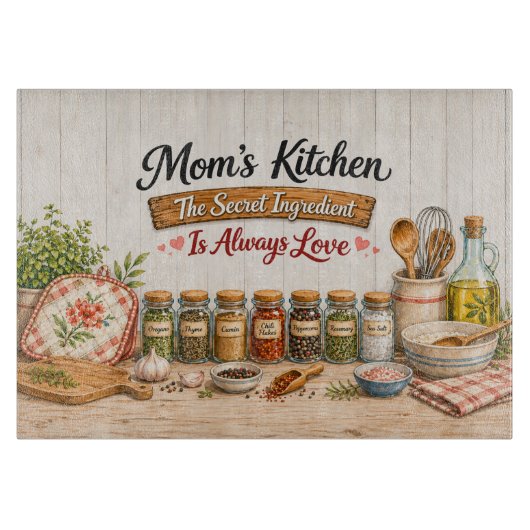 Moeders Keuken Snijplank (Voorkant)
