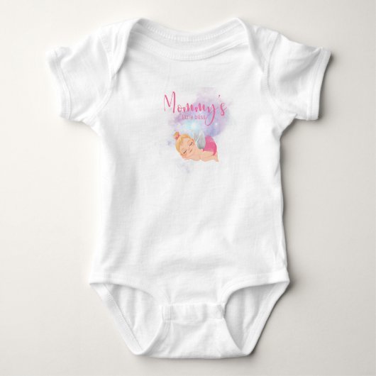 Moeder's kleine geluksbaby romper (Voorkant)