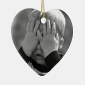 Moeder's kleine jongen. keramisch ornament (Rechts)