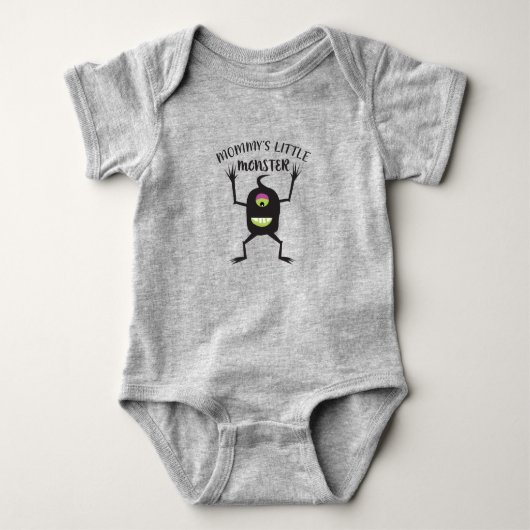 Moeders Kleine Monster baby Shirt (Voorkant)