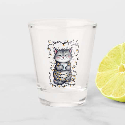 Moeder's Klinkende Sappen Shot Glas (Voorkant)