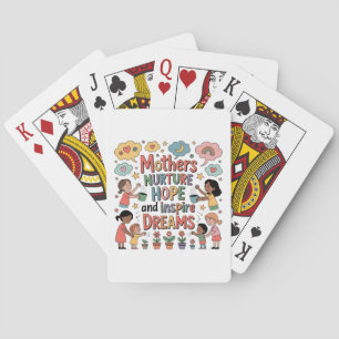 Moeders Koesteren Hoop En Inspireren Dromen Pokerkaarten