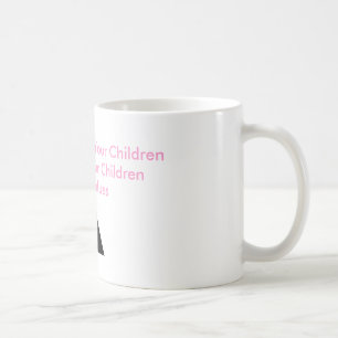 Moeders leren je kinderen om hun kinderen kracht b koffiemok