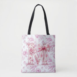 Moeders lichtroze chinoiserie grote schoudertassen tote bag