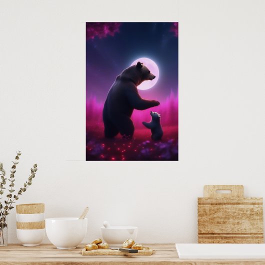 Moeder's Liefde Beer Poster (Keuken)