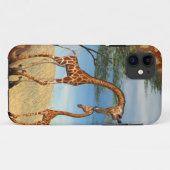 Moeder's liefde Giraffe Case-Mate iPhone Case (Achterkant (horizontaal))