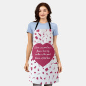 Moeders liefde keuken, schort (Gedragen)