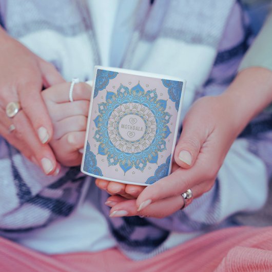 Moeder's Liefde Mandala Mod Bloemen Koffiemok