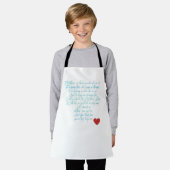 moeders liefde schort (Gedragen)