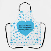 Moeders liefdeskeuken. Ik hou van je, mam Schort (Voorkant)