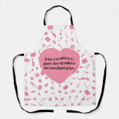 Moeders liefdeskeuken. Ik hou van je, mam Schort (Voorkant)