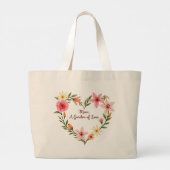Moeder's Liefdestuin Grote Tote Bag (Achterkant)