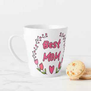 Moeder's Love Blossom - Beste Mam Ooit Latte Mok