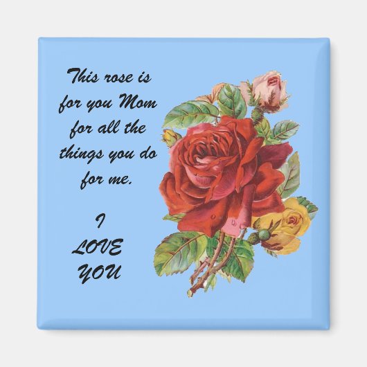 Moeders Love Magneet (Voorkant)