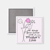 Moeders Love Magneet (Voorkant / Achterkant)