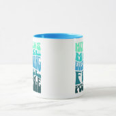 Moeders Maken Alles Mogelijk – Groen Blauwe Mok (Midden)