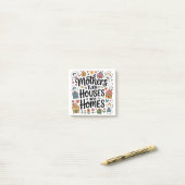 Moeders maken van huizen een thuis post-it® notes (Op bureau)