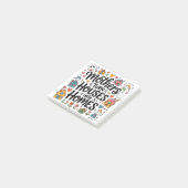 Moeders maken van huizen een thuis post-it® notes (Schuin)