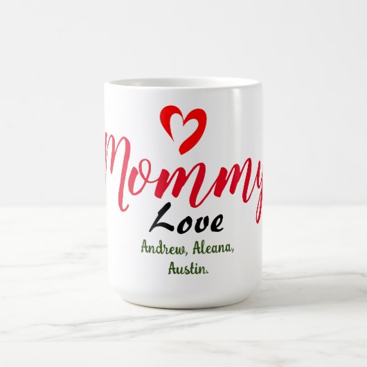 moeders mama kind namen personaliseren koffiemok (Center)