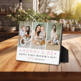 'Moeders & Mij' 1e Moederdag 3 x Fotocollage Fotoplaat