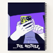 Moeder's Mobile Hands Violet Avocado White Notitieboek (Achterkant)