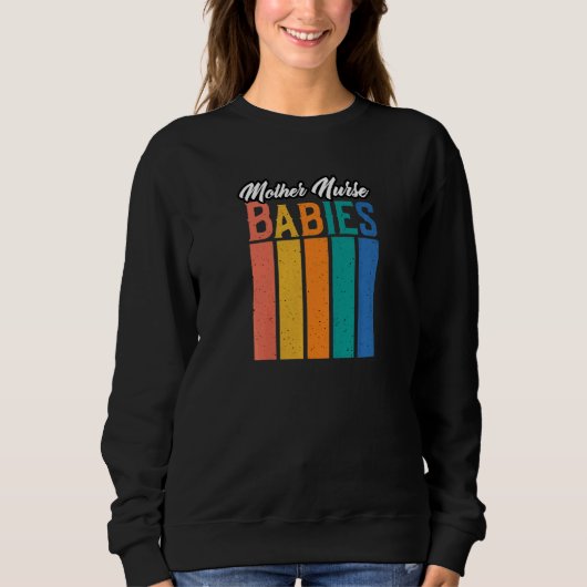 Moeders moeders baby's verpleegster trui (Voorkant)