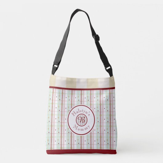Moeder's Monogram Kind Essentials Tote - Dijon Crossbody Tas (Achterkant)
