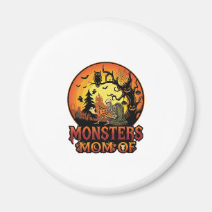 Moeders Monsters Halloween Skelet Pompoen Uil Grie Magneet