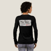 Moeders officiële chillen-pas Tri-Blend shirt (Achterkant)