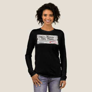 Moeders officiële chillen-pas Tri-Blend shirt