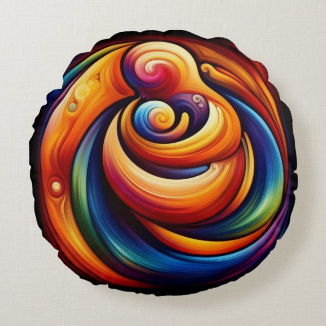 Moeders omhelzen een wandtapijt van liefde rond kussen (Voorkant)