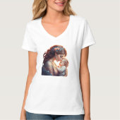 Moeders omhelzing t-shirt (Voorkant)