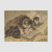 Moeder's Pride van Henriette Ronner-Knip Tissuepapier (Voorkant)