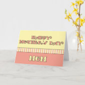 Moeder's Pset Kaart (Gele Bloem)