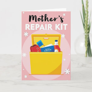 Moeders Reparatie Kit Illustratiekaart Kaart