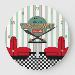Moeder's Retro Diner met Burgers & Bier Grote Klok