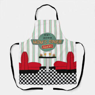 Moeder's Retro Diner met Burgers & Bier Schort