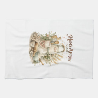 Moeders Schort Club Vintage Keuken ontwerp  Theedoek