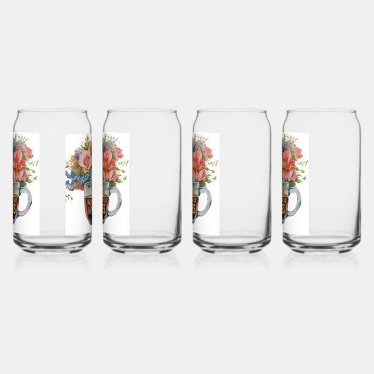 Moeders slok van geluk: moeders slok van geluk: blikvorm glas (Links)