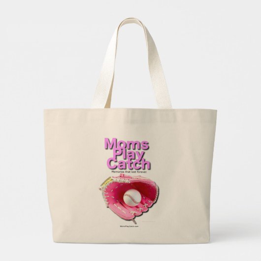 Moeders spelen vangst grote tote bag (Achterkant)