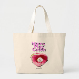 Moeders spelen vangst grote tote bag
