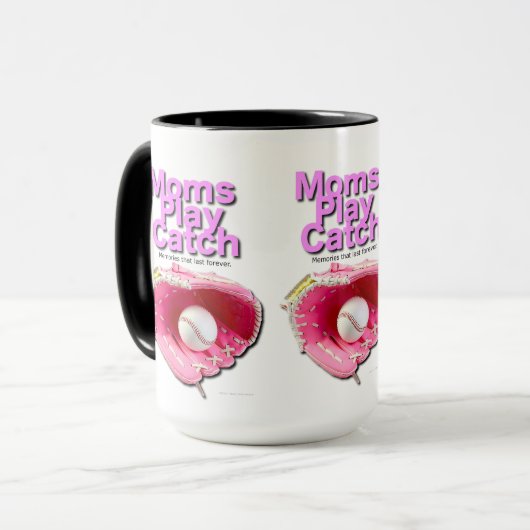 Moeders spelen vangst mok (Voorkant links)